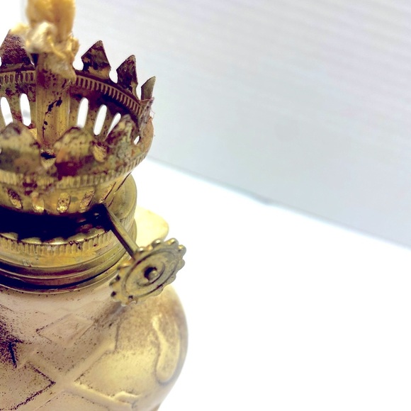 Vintage western/ southwestern red & tan style oil lamp - Thunderbird with arrows - Picture 4 of 9